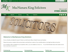 Tablet Screenshot of macnamaraking.com
